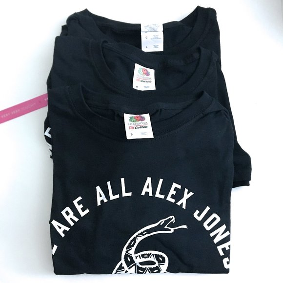 RARE FREE SPEECH DON'T CENSOR ME  Alex Jones MAGA Freedom Top T Shirt - Picture 3 of 5